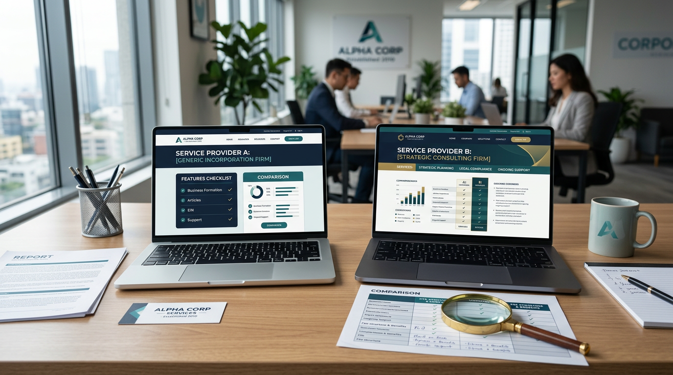 Before You Decide, Compare Profirms and Elan Consulting on Incorporation Support